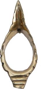 B H A R A T H A A T Brass Shankha/coanch stand Showpiece (3.2 x 1.3 x 0.5 inches) Decorative Showpiece  -  1.27 cm