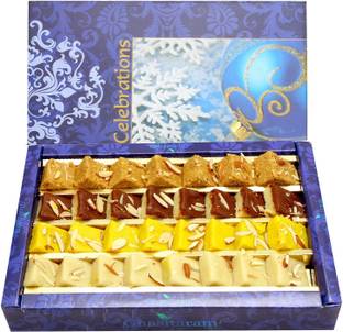 Ghasitaram Gifts Assorted Mawa Barfis Box