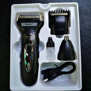 Geemy Hair Nose Beard Shaver Machine All in One Trimmer Set Trimmer 60 min  Runtime 1 Length Settings