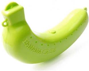 Daily Fest Banana Case Travel Banana Protector Container Cute Banana Storage Holder 1 Pcs Green 1 Containers Lunch Box