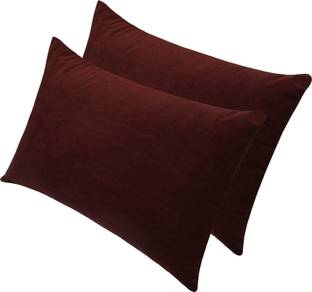 Dream Care Plain Cotton Filled Zipper Standard Size Pillow Protector
