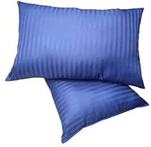 jy blue pillow01747 Polyester Fibre Nature Sleeping Pillow Pack of 2