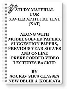 Study Notes Material On Xavier Aptitude Test (Xat) [ Pack Of 4 Books ] With Model Question Papers Topicwise Analysis Mcq Questions