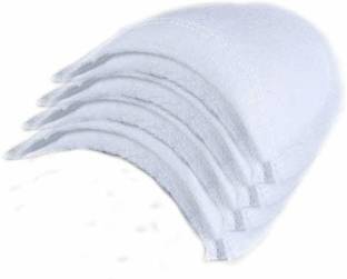 M Fabrics White Cotton Shoulder Pads Soft Padded for Business Suit Cotton Push Up Bra Petals