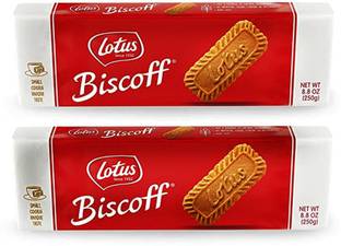 Lotus BISCOFF COMBO CARAMELISED BISCUIT |250 gmx 2 Cream Filled Biscuit