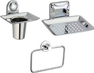 Royal piece Steel Bathroom Set