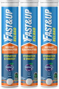 FAST&UP Reload Electrolytes For Hydration With Instant Energy Formula-Effervescent Tablets Hydration Drink