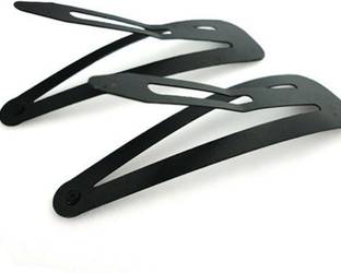 BAKEFY Metal Snap Hair Clips Non-slip Hair Barrettes Snap Hair Barrettes Hairpins for Girls Hair Pin
