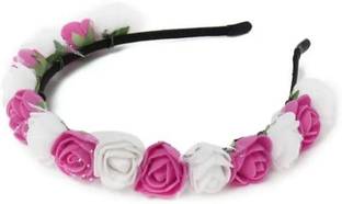 SR Sarthak Royal Flower Hair Band Bun Stick