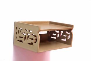 Ruby Perl Beautiful Wooden Wall set top box wifi stand MDF (Medium Density Fiber), Wooden Wall Shelf