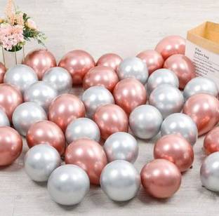 THE AMEX COMPANY Rose Gold, Silver Balloon