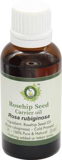 R V Essential Rosehip Seed Carrier Oil 15ml- Rosa Rubiginosa (100% Pure and Natural Cold Pressed)