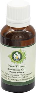R V Essential Thyme Essential Oil 15ml- Thymus Vulgaris (100% Pure and Natural Steam Distilled)