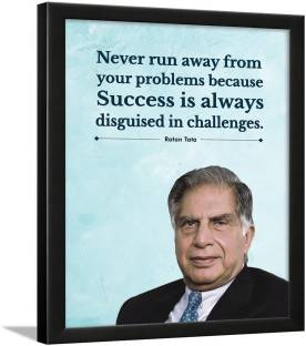 Ratan Tata Quote Frame - motivational quotes frames - poster with frame - Ratan Tata Quotes Gifts – Quotes wall frames Paper Print