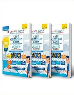 Oswaal CBSE Question Bank Class 10 (Set Of 3 Books) Science, Social Science & Mathematics Standard (For 2022 Exam)