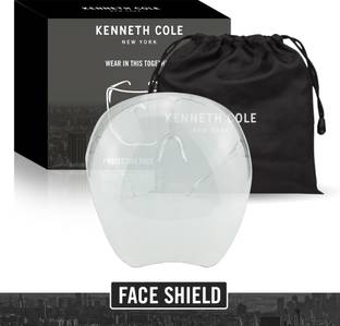 Kenneth Cole KC1FCSHLDCLR Goggle-Style Face Shield with 180° Safety Coverage: Anti-Fog Glasses and Clear Face Visor Integrated in One Design - Unisex Fashion Protective Wear for Men & Women Safety Visor