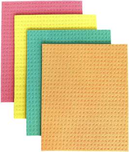 Daily Fest Kitchen Eco Friendly Kitchen Sponge Quick Dry Absorbent Cellulose Sponge for Cleaning counters Sponge Wipe