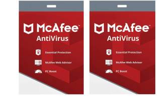 McAfee Anti-virus 2 User 1 Year