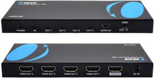 OREI UltraHD 4K @ 60 Hz 1 X 4 HDMI Splitter 1 in 4 Out 4 Port 4: 8-Bit - HDMI 2.0, HDCP 2 18 Gbps Media Streaming Device