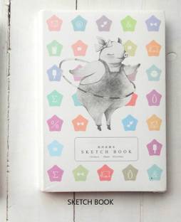 ARTRACK Exposed Bound Sketchbook , 100 GSM, 120 Sheets - Unique Design - Ideal for Sketch, Drawing, Notes, Office Work Sketch Pad