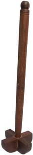 Uphaar Wooden Hand Masher (Dal/Lassi Ghotni) & Wooden Hand Blender, Wooden Handcrafted Whisk Beater, Mathani, Ravi, Ravai Churner Butter Milk Maker Brown Wood Masher