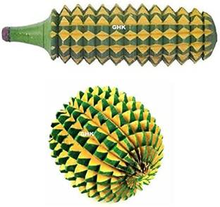 h&d craft DSDK=545 SET OF 2 Acupressure Wooden Hand Roller DA=45X Wooden Ball Massager Massager