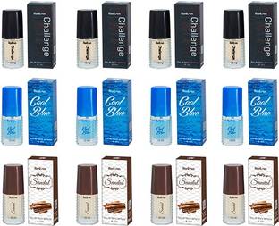 Rankson Challenge, Cool Blue, Sandal All Day Perfume For Men & Women 10ml - Pack Of 12 Perfume  -  120 ml