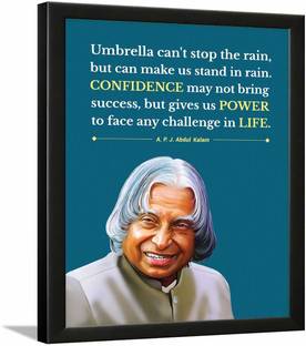 A. P. J. Abdul Kalam Motivational Quotes Frame Paper Print