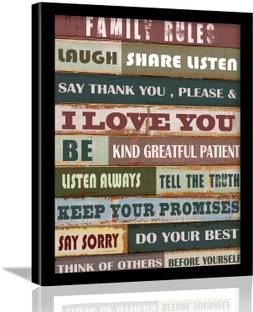 Framed Posters for Home and Office Wall Decor - Posters with Frame Paper Print