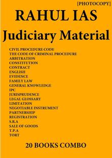 Rahul IAS Judiciary Notes English Medium (Photocopy)