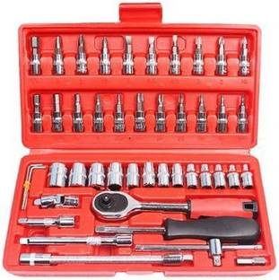 Aiwa AW-46PCS Socket Kit Ratchet Screwdriver Set