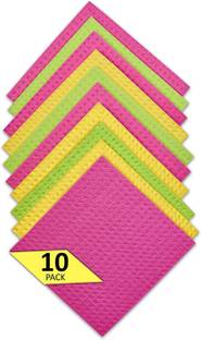 PVA Non Scratch Pad, Cleaning Wipes Kitchen Rags Sponge Wipe (10 pcs) Sponge Mop