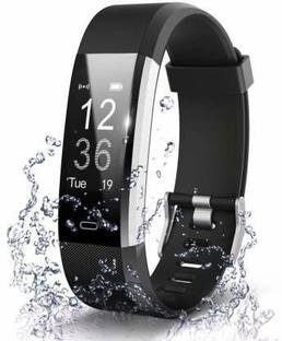 YIXU SMART BAND ID 115 (Black Strap, Size : Free)NEW 03