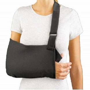 falsa care BLACK ARM SLING POUCH SUPPORT Arm Support