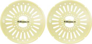 LSRP's Universal Fit Spin Cap Suitable With LG 7.5KG To 8KG Washing Machine - Spin Cover - Spinner Safety Cover - Dryer Safety Lid (26CM/10.2IN Diameter) - Yellow - Pack Of 2 Caps Washing Machine Net