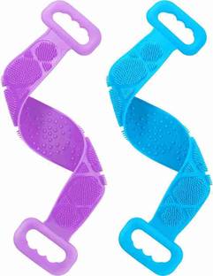 Pitsra Silicone Bath brush body Back Scrubber Bath Towel Bath Belt Body