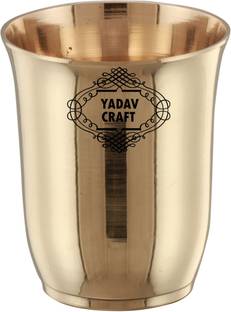 Yadav Craft 250 ML Bronze Glass Water/Juice Glass