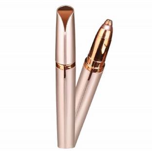 LICHEE Portable eyebrow Hair Removal Eyebrow Trimmer, Face, Lips, Nose Hair Removal Painless Electric Trimmer with Light for Women Trimmer 120 min  Runtime 0 Length Settings
