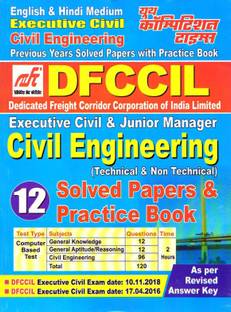 DFCCIL Civil Engineering Solved Papers & Practice Book