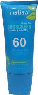 maliao Sunscreen - SPF 50 PA+++ Green Tea Sunscreen SPF 60PA+++