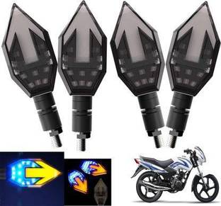 QUIRKY ZONE Front, Rear LED Indicator Light for TVS Sport, Universal For Bike