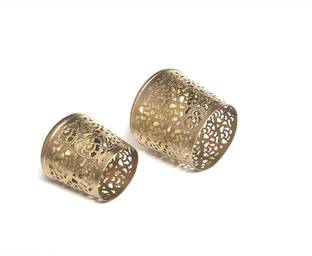amishi blissful decor Cast Iron Tealight Holder Set