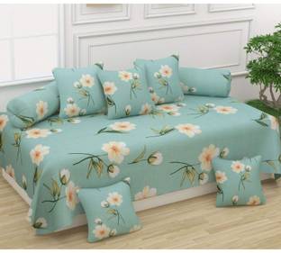 JAAT HUB Polycotton Floral Diwan Set
