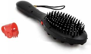 netclub Acupressure hair massager Hair Comb Massager | Vibrating Head Massager | Magnetic Massage Brush with advance thumb pad blood circulation stress pain remover hair growth hair fall problem headache massager