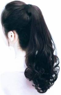 Alizz Black straight hair shade instantt Artificial Juda  Accessories For Women and Girls Juda For Festive Designer Bridal Wedding jura Hair Extension