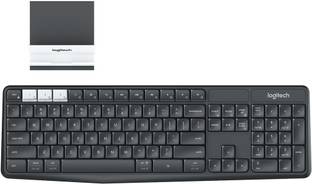 Logitech K375s/ Easy-Switch for Upto 3 Devices, Slim Bluetooth Standard Laptop Keyboard Compatible with Desktop, Laptop, Tablet, iPad, Mac