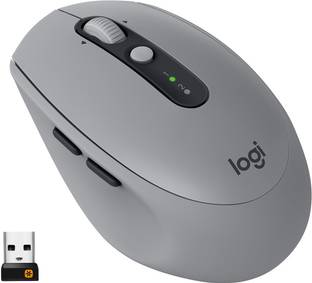 Logitech M590 / Multi-Device Silent with 7 Customizable Buttons, Contoured Shape Wireless Ambidextrous Optical Mouse  with Bluetooth