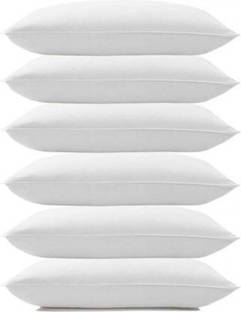 JAKHAR BROTHER Microfibre Solid Sleeping Pillow Pack of 6
