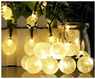 AtneP 20 LEDs 3.2 m Yellow Steady Ball Rice Lights