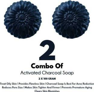 ARTH RETAIL HOUSE Charcoal Soap 100gm * 2 (2 x 100 g)